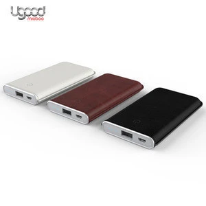 Wholesale gift items soft touch power bank,quick charge powerbank,leather power banks