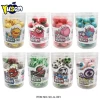 Wholesale Hot Selling Variety Of Shapes Soft Candy Sweet Fruit Flavor 3D Jelly Gummy Candy Ball With Jam