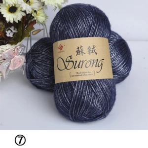 wholesale knitting yarns  crochet nylon  pure 100% merino wool rayon viscose blend yarn
