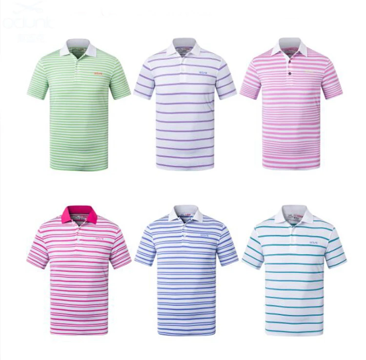 Wholesale Mens Golf T-shirt Quick Dry Men Shirts Polyester Men Golf Clothing