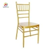 Wholesale metal stackable event tiffany chiavari wedding chair with cushion