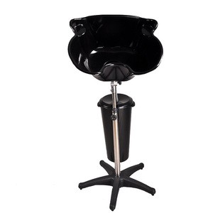 Wholesale Salon Furniture Hairdressing Portable Mobile Equipment Portable Hair Wash Basin With Bucket