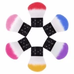 Wholesale short soft nail dust cleaning brush nail duster brush
