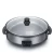Import Wholesale Smokeless Aluminum skillet round electric pizza pan from China