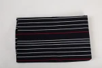 Wholesale stripe style wrinkle resistant cotton yarn dyed woven fabric for suit in stock