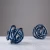 Import Wholesale Unique Luxury Desk Ornament Blue Glass Knot Scandinavian Home Decor Accessories from China