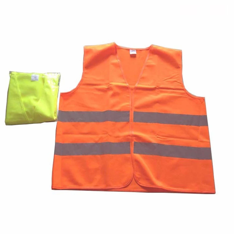 Wholesale Vest Jacket Striped Mesh Fabric Construction Security Reflective Safety Clothing