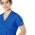 Import Wholesale women blue short sleeve v-nack salon beauty hospital doctor medical nurse uniform nurse uniform tops from China