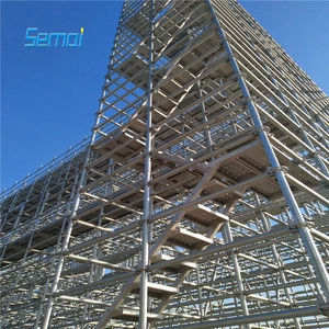 Widely Used Q345 Hot Dipped Galvanized Tube Ringlock Scaffolding For Building