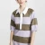 Import Women clothing long polo stripe knit dress from China