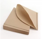 Wood pulp coffee filter paper dripper cone hand drip brewer paper coffee accessories