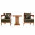Import Wooden Accent Chair Modern leisure lounge Arm Chair with Naild Finishing Living Room Chair Fit for Any Decor from China