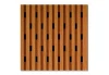 Wooden acoustic material for auditorium fireproof grooved wooden acoustic panel for church walls