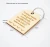 Import Wooden gift Laser cut Islam ramadan wooden gift key ring with chain from China