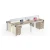 Import Wooden office workstation with long side cabinet from China