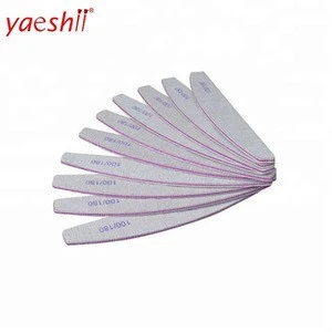 Yaeshii Nail File 180 Sanding Buffer Block Pedicure Manicure Buffing Polish Beauty Tools Professional Nail Files Grey Boat
