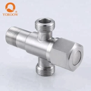 YOROOW cheap price chrome wall mounted bathroom 304 stainless steel angle valve