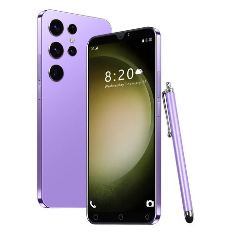 Yunmiao Factory price S23+ Pro 5.0" HD Screen Smart Phone 1GB+8GB Dual Sim Android Unlocked 2MP 1500mAh S23 Ultra Cellphones