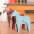 Import Zakka Spray Painting Pine Gift Crafts Household Carousel Sculpture Hand Carved Wooden Rocking Horse Decor from China