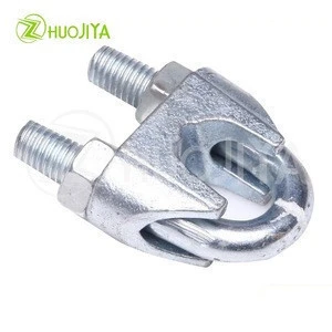 Zhuojiya Hardware High Quality DIN 741 Various Size A Type Malleable Wire Rope Clip
