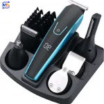 Zkagile Professional Electric Cordless Rechargeable 5 in 1 Multi-functional Body Nose Mustache Beard Grooming Kit Hair Clippers
