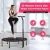 Import ZRWK56 Foldable Mini Trampoline Fitness Rebounder with Adjustable Foam Handle Exercise Trampoline for Adults from China