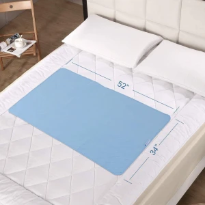 Washable Incontinence Bed Pads, Jambopads hospital grade bed pad has upgraded 4 Layer