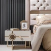 Bedroom Furniture Set with wardrobe bedside table bed with base