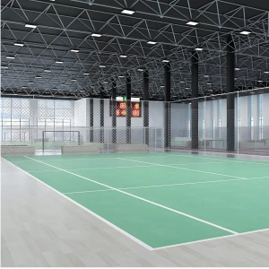 Immense Span Precast Steel Space Frame Basketball Hall, Combines High Strength with Quick Assembly for Game Venues