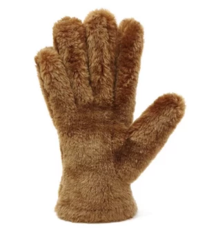 Fur Integrated Gloves