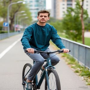 Buy Dark Teal Gender Neutral Sweatshirt With Relaxed Fit from Style ...