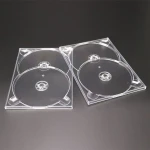 Manufacturer Weisheng 7mm Double 2-DVD PS Material packing digi tray storage digitray