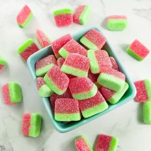 Sour Watermelon Soft Chewy Gummy Candy
