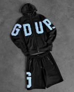 Custom Premium Fleece Hoodie & Shorts Set – Streetwear Tracksuit for Men  Product Group