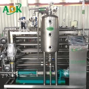 Juice Milk UHT Tube Sterilizer Machine for fruit juice,jam,puree