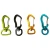 Import High Purity Silver Oxided Aluminum 7075 Swivel carabiner Hooks 5KN from China