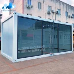 prefab modular container retail store building prefabricated shopping mall container house home