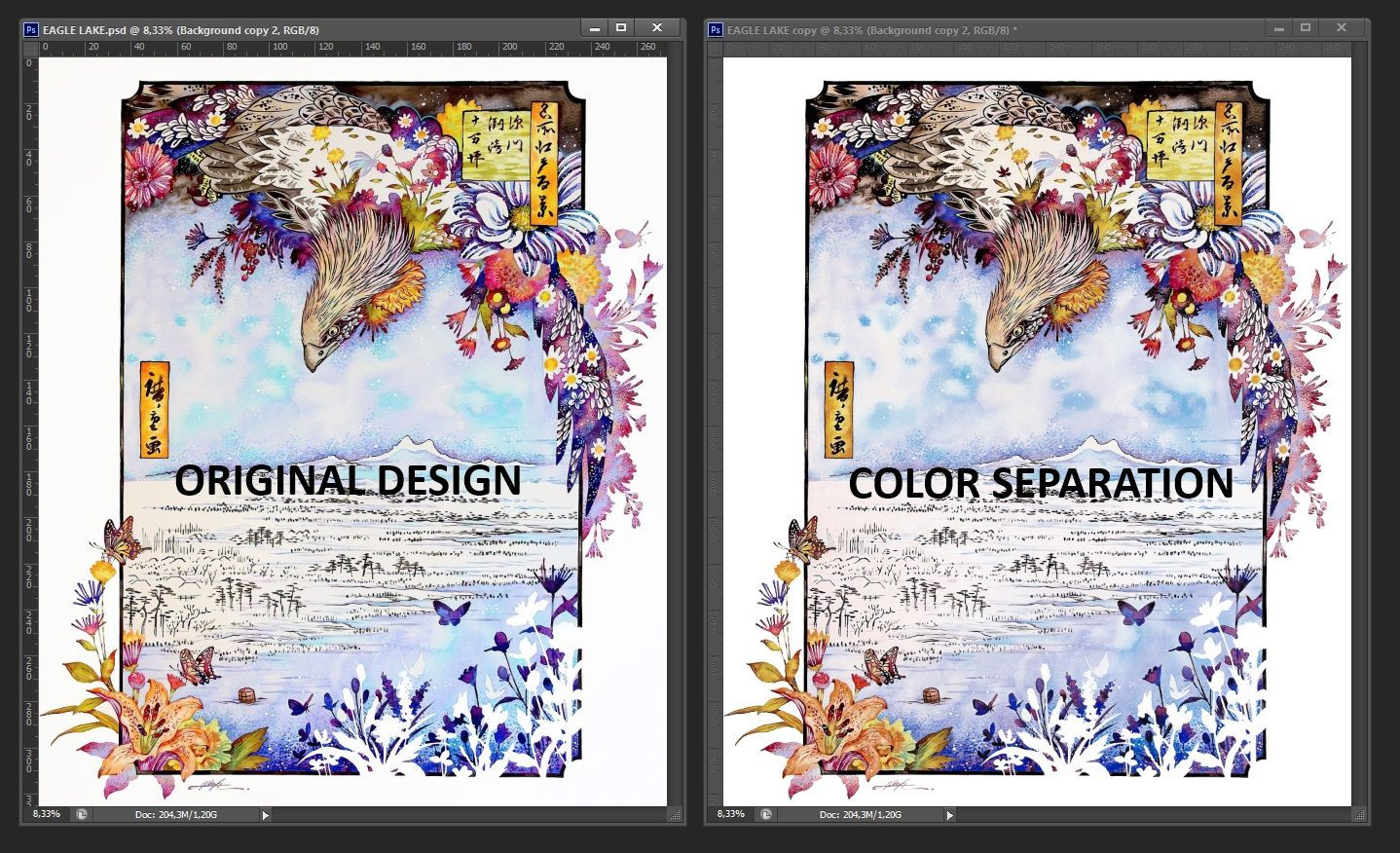 Buy Color Separation Simulated By Photoshop from ARCO Apparel & Studio ...