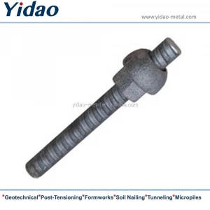 PSB930--50mm high strength thread bar domed nut for mining rock bolt/MICROPILE