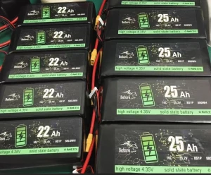 6S22ah 8S 25Ah 30Ah solid state high voltage for agriculture spray drone