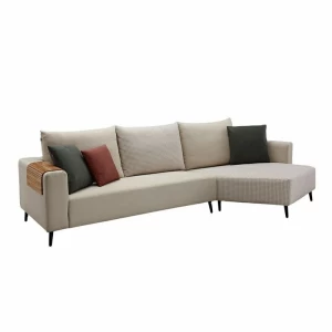 Memeratta modern sectional modular corner upholstery fabric sofa S-715