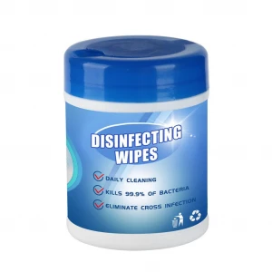 Wet Wipe 60 Sheets, Skin Care Travel Wipe, Barrel Portable Wet Wipe 5ML Disposable Adult Baby Wet Wipes Cover Container