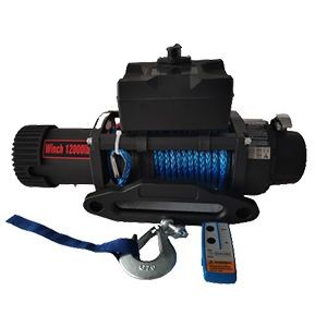 12000lbs   4x4 Winches  12V DC  Synthetic rope wireless