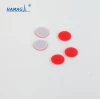 9mm White PTFE /deep red Silicone septa