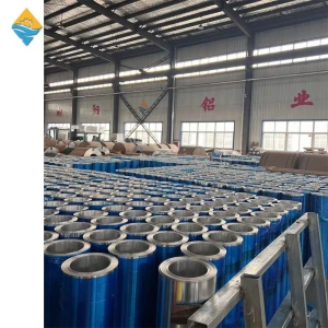 1060/1050/1100/3003 Mill Finish Aluminum Roll with Blue PVC Film