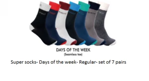 Men's socks- Days of week- Regular.