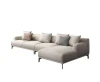 Sleek modern minimalist sofa for contemporary home decor.