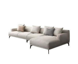 Sleek modern minimalist sofa for contemporary home decor.