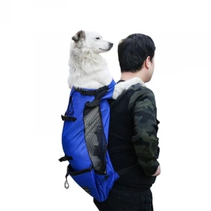 Wholesale Dog outcropping bag ventilated and breathable dog backpack custom dog carrier bag for hiking