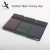 Factory price carbon fiber money clip wallet 38mm